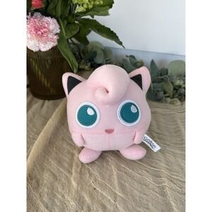 6" Pokémon Jigglypuff Round Pink Plush Stuffed Animal Toy Factory 2020 Nintendo